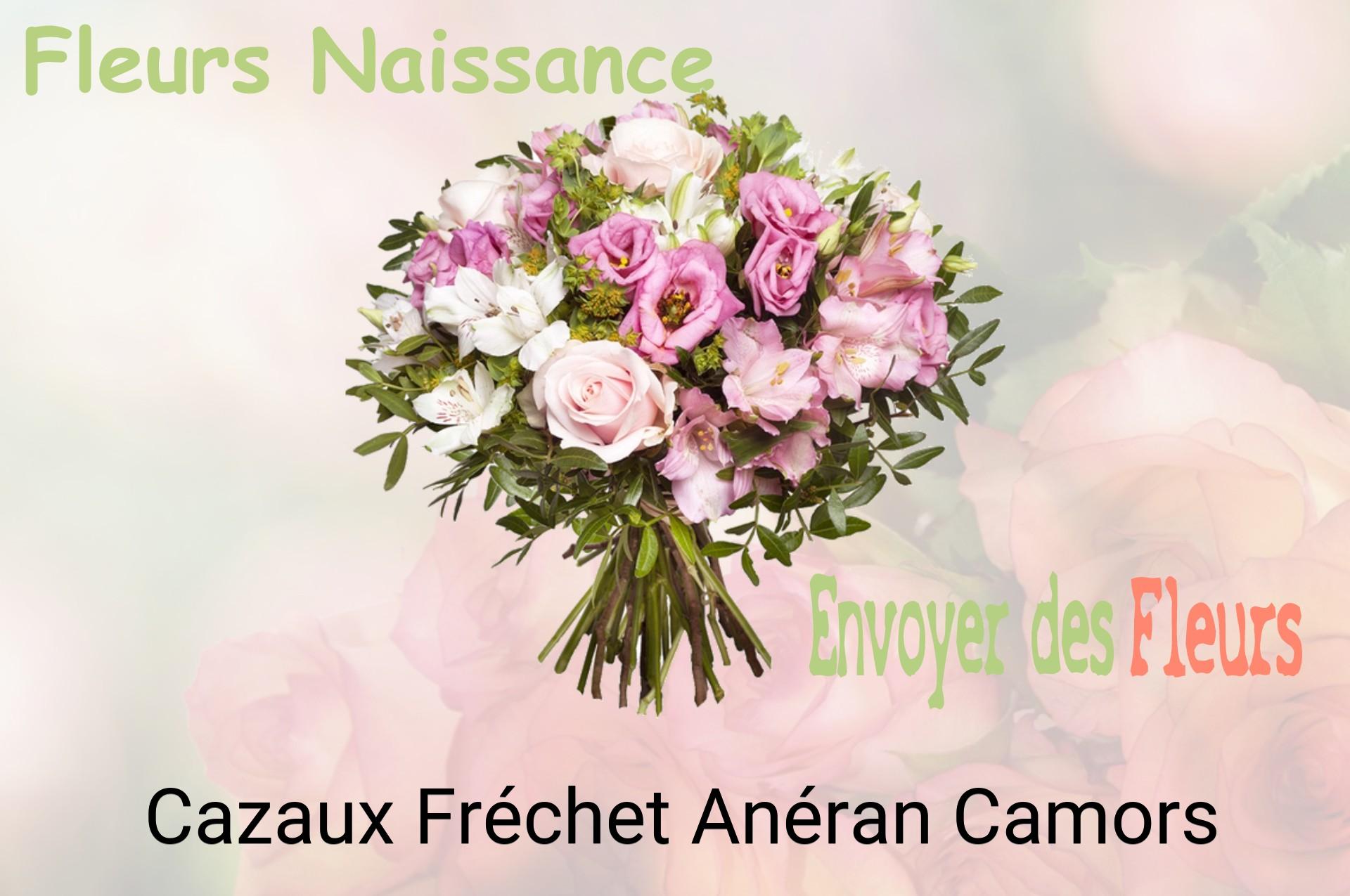 Bouquet de fleurs de naissance livré à Cazaux-Fréchet-Anéran-Camors